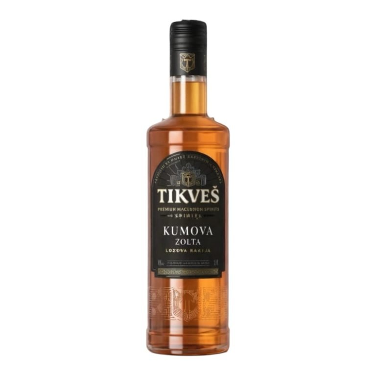 Tikveš Kumova Zolta Grape Brandy | Kumova Zolta Lozova Rakija 0.70l