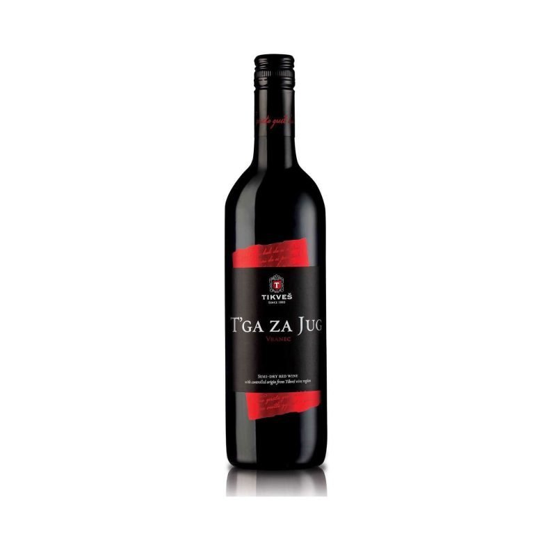 Tikveš T'ga Za Jug Semi-Dry Red Wine | Crveno Vino 750ml
