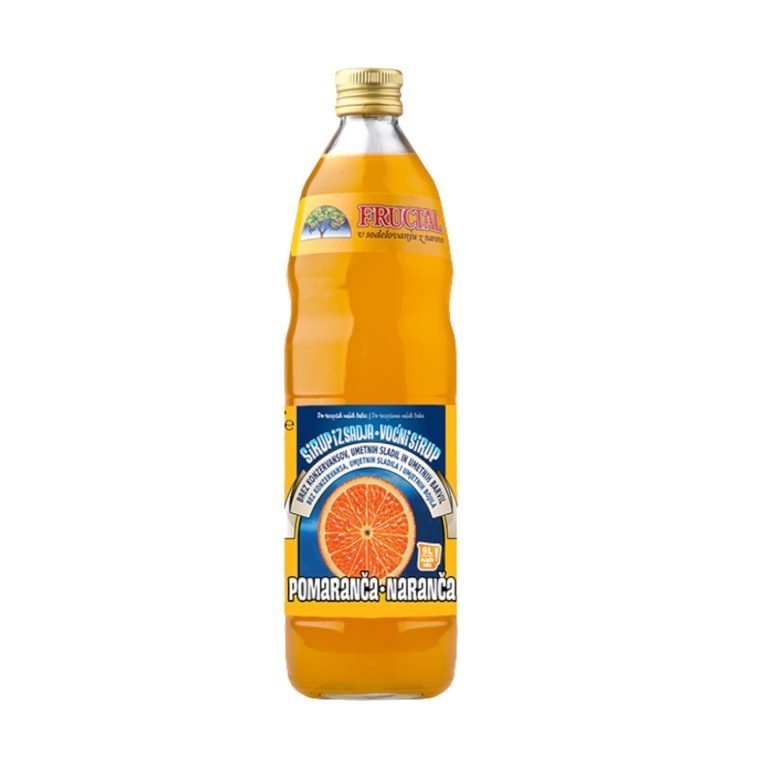 Fructal Orange Syrup | Sirup Od Pomorandže 1l
