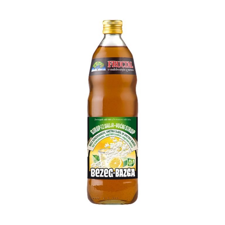 Fructal Elderflower Syrup | Sirup Od Zove | Bazge 1l